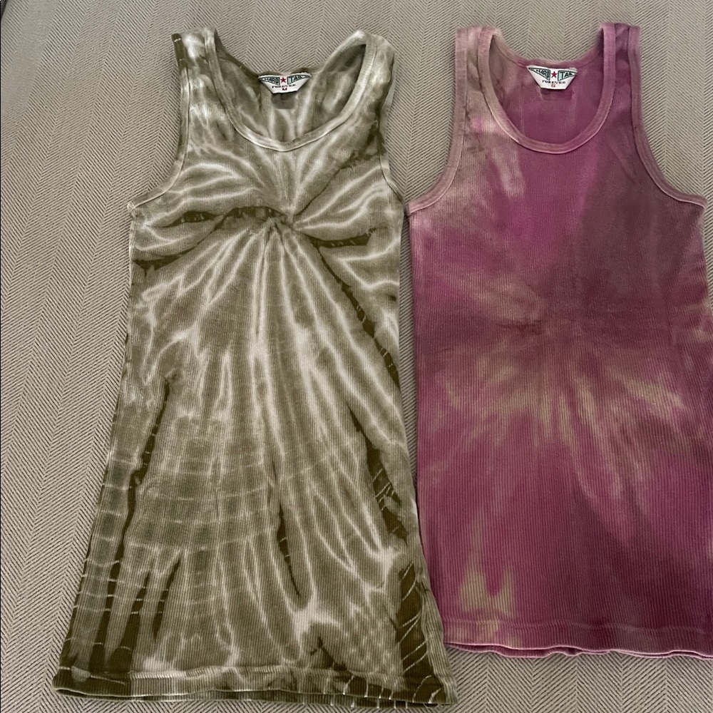 Tie-Dye Tank Tops Set